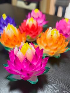 蓮の紙花作りワークショプのお知らせ🌸

今年のお盆は蓮の花を手作りしてお飾りしてみてはどうでしょうか？🌸

とき：8月4日(火)10:00〜
場所：願應寺 講堂
参加費：300円(お茶菓子付き)

お申し込みはHPお問合せフォーム
又は、お電話でお願い致します。

#願應寺
#稲沢市
#浄土真宗
#お盆の花 
#お盆の準備